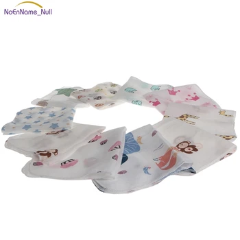 

28*28cm 10Pcs Baby Infant Towel Muslin Towel Handkerchiefs Two Layers Wipe Towel #046