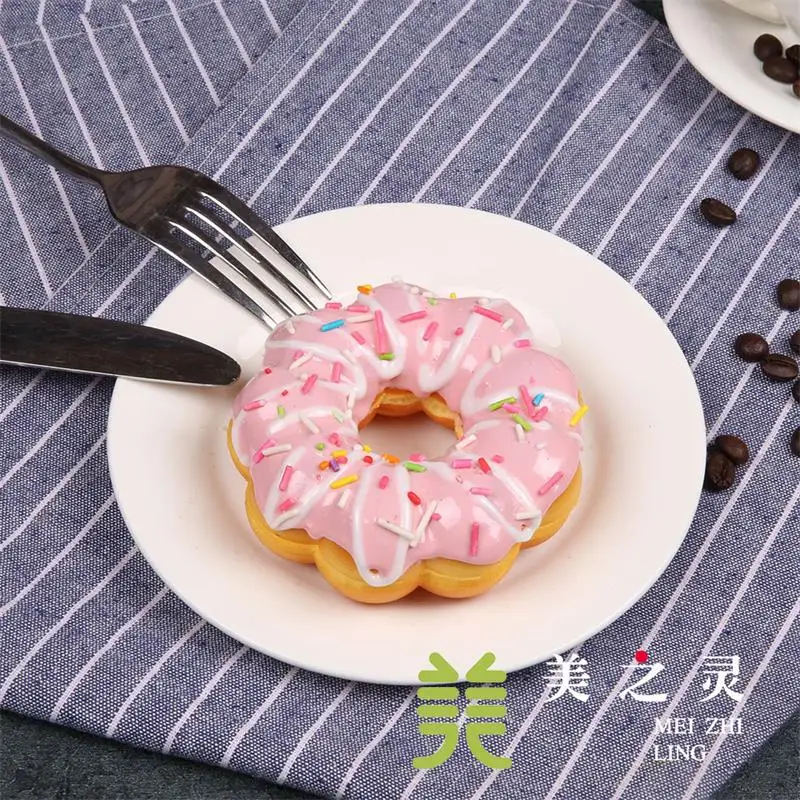 

Hot sale Fake donut model display Simulation food donut model sample dessert display