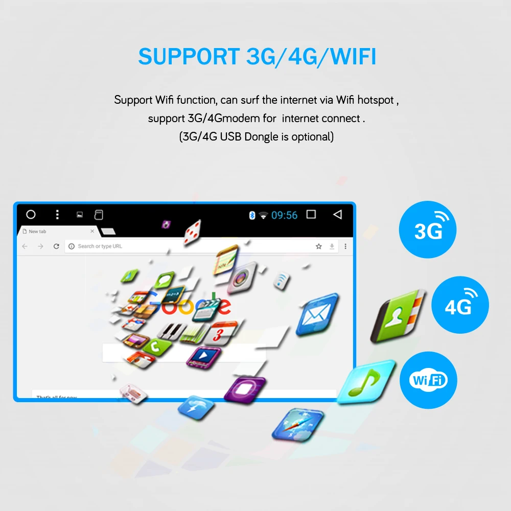 Discount BONROAD 2Din  Android 8.1 RAM 2G Car Multimedia Player For Honda CR-V Radio GPS Navigation Player Video Stereo RDS FM WIFI 11