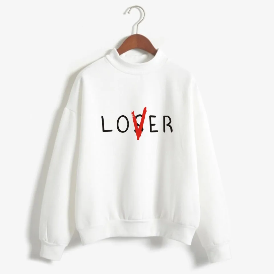  Pennywise Losers Club Lover Sweatshirts Antumn Pullover Fleece Hoodies Turtleneck Fashion Sweatshir