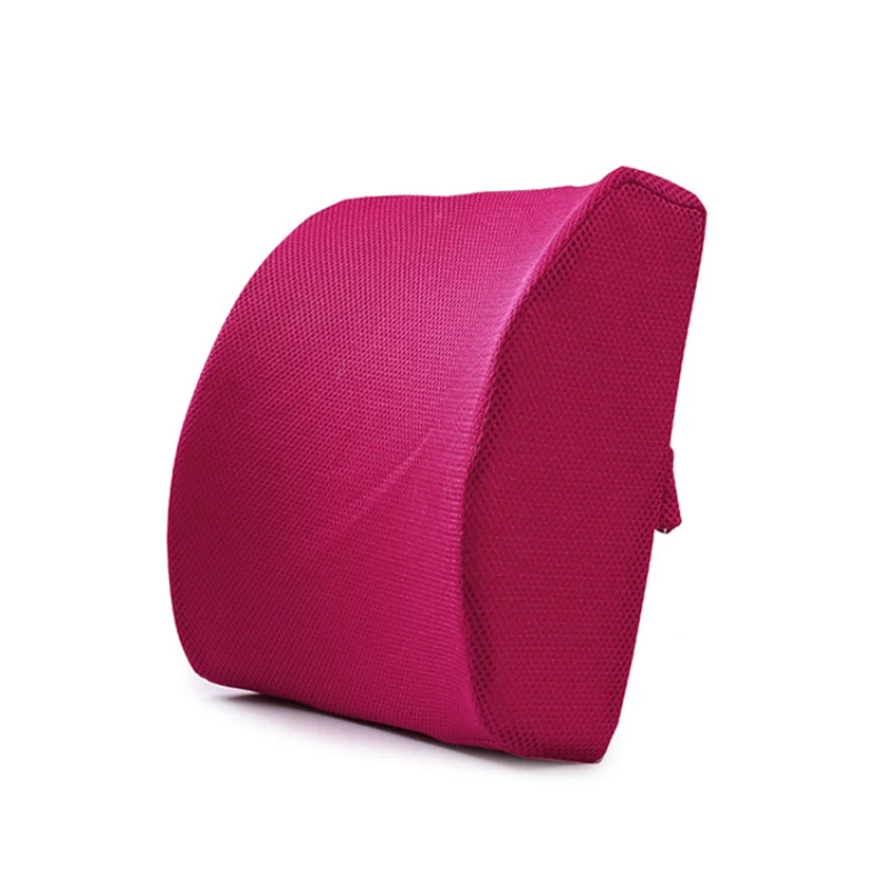 Мягкая пена с эффектом памяти Поясничный массажер для спины поясная подушка для стула подушки для сиденья автомобиля домашний офис снимает боль - Название цвета: As picture 06