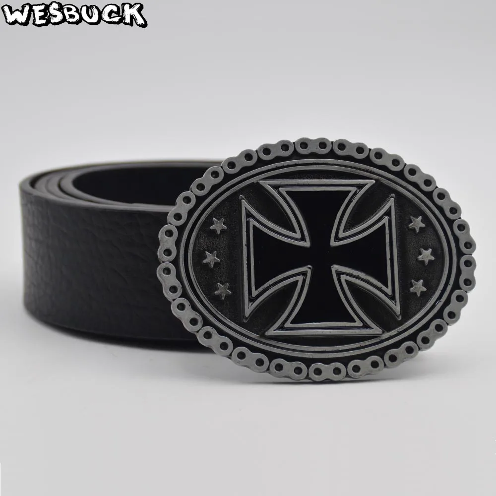 WesBuck Brand New Style High Quality Cross Men's Belt Buckle