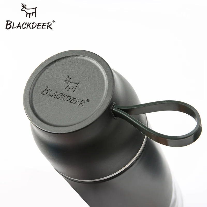 Уличная спортивная бутылка BLACKDEER термос чашка с ручкой двухслойная вакуумная