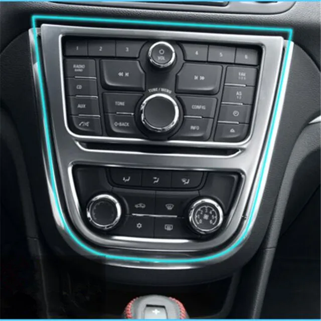 stainless steel Car center console control panel cover trim For buick
