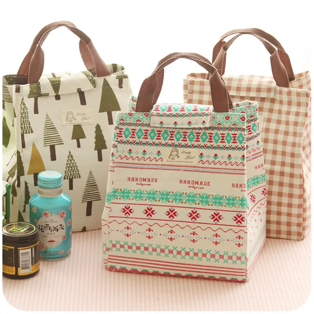 Cute Animal Whale Portable Insulated Canvas Lunch Bag Thermal Food Cute Animal Whale Portable Insulated Canvas Lunch Bag Thermal Food Picnic Box Cooler For