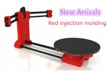 HE3D 3d сканер DIY kit, НОВЫЙ красный литья под давлением, Reprap 3d Открытым исходным кодом Портативный 3d сканер для 3d-принтер