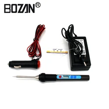 988DC12V 40 Вт светодиодный цифровой Регулируемая Электрический паяльник постоянная Температура паяльная станция 110 V-220 V универсальная штепсельная вилка европейского стандарта