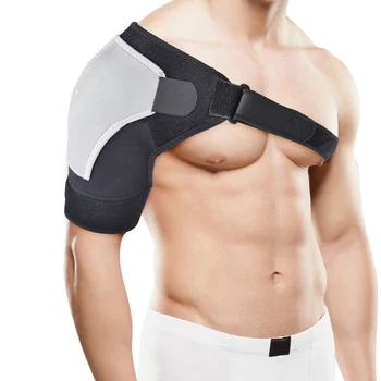 

Neoprene Shoulder Dislocation Injury Arthritis Pain Injury Support Strap Brace Belt Left/Right Shoulder Bandage Protector