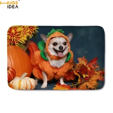 HUGSIDEA Забавные 3D для собаки чихуахуа печать дверные коврики модные домашние декоративные Нескользящие коврики входные Домашние коврики для пола