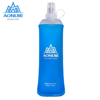 

AONIJIE TPU Flask Kettle 500ml Soft Foldable Water Bottles BPA Free for Backpacking Camping Climbing Running Marathon