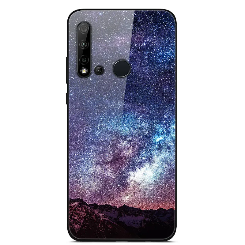 Для huawei P20 Lite чехол из закаленного стекла «Планета космос», чехол из стекла для huawei nova 5i 5 i Coque P20Lite, чехол - Цвет: 06
