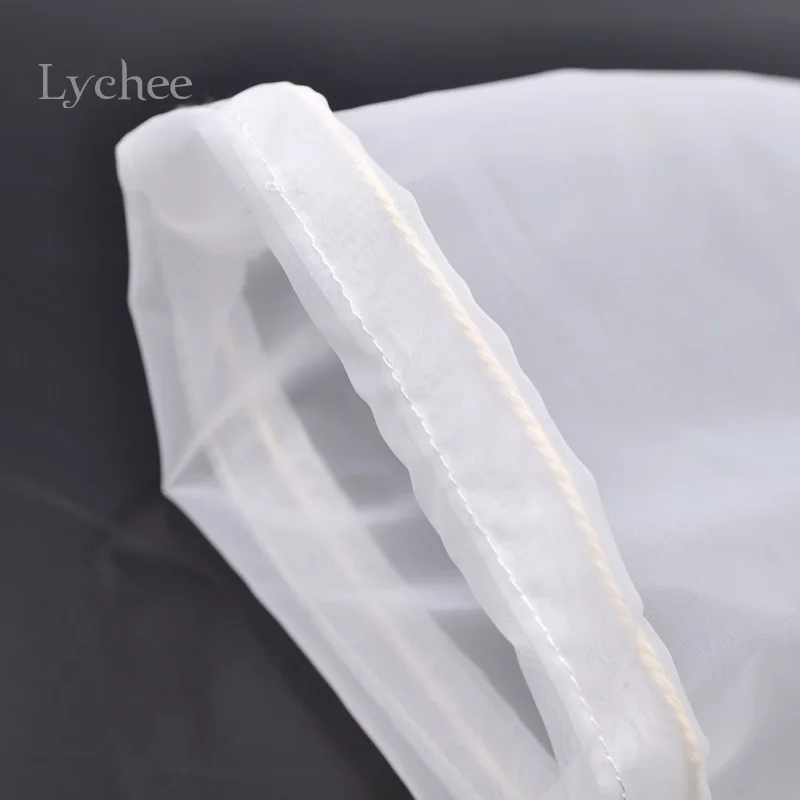 Lychee 2 шт./лот многоразовые нейлоновые ситечки для чая, мякоти, фруктов, для сока желе, пищевой орех, молочный фильтр