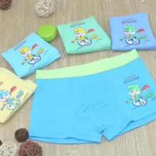 5 / пакет мальчик шорты белье у детей и подростков разноцветный узор хлопок белье мальчик нижнего белья бренда для детей 4-11 лет нижнее бельё для мальчиков