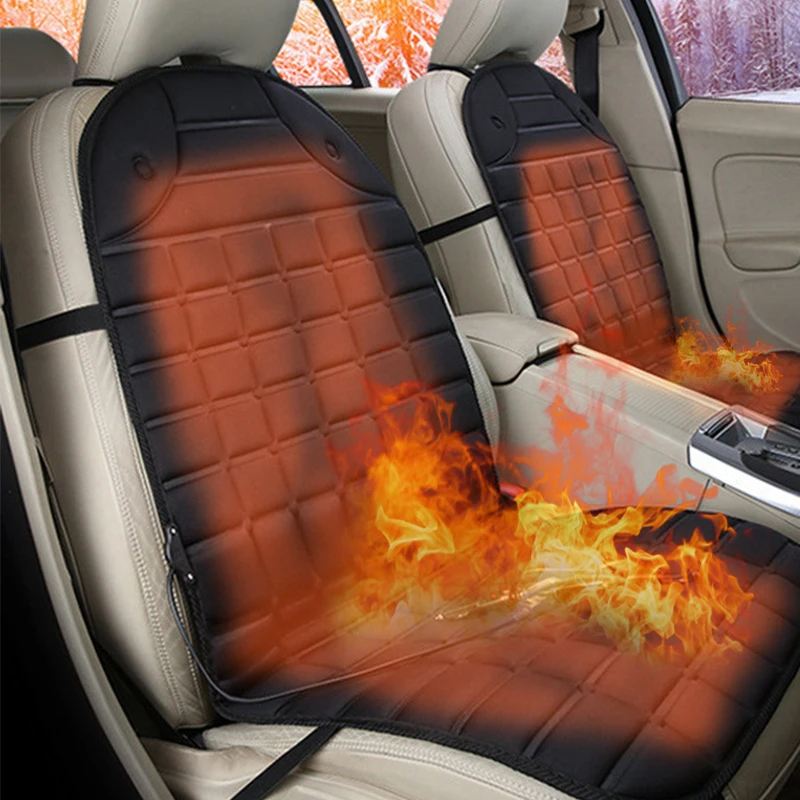 1pcs 12v Heated Car Seat Cushion Universal Car Mats Electric Heating