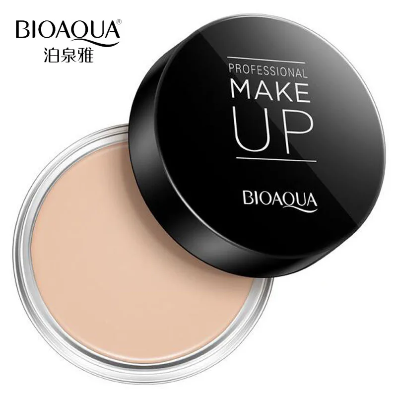 

BIOAQUA Pressed Powder Concealer Makeup Professional Makeup Beauty Face Skin Care Concealer Cover Makeup Clear & Delicate Makeup
