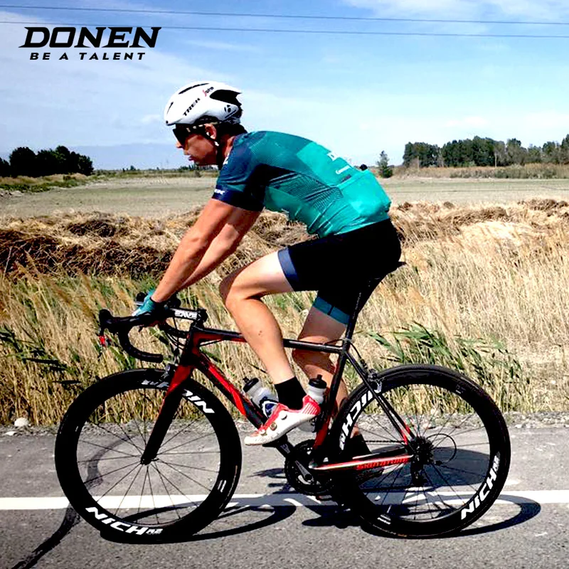 DONEN PRO Team jersey Наборы для мужчин летние велосипедные Джерси велосипедные шорты велотрусы ropa ciclista для мужчин