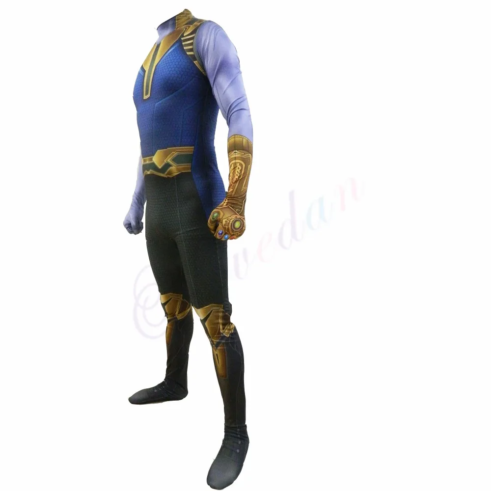 Avengers 4 Endgame Thanos Costume Adult Party Halloween Cosplay Costumes For Men Kids