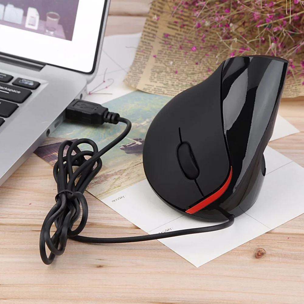 

5D 2400DPI Wired Optical Gaming Mouse With USB Portable 2.4GH Ergonomic Upright Vertical Mouse For Desktop & Laptop