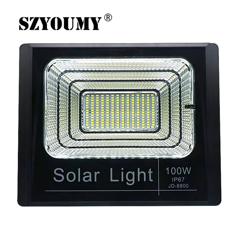 SZYOUMY Solar LED Light Spotlight 10 w/25 w/40 w/60 w/100 w Licht control Schijnwerper Tuinverlichting Straat Lamp Waterdicht IP67 SZYOUMY Solar LED Light Spotlight 10 w/25 w/40 w/60 w/100 w Licht control Schijnwerper Tuinverlichting Straat Lamp Waterdicht IP67
