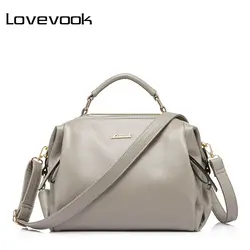 Lovevook стильная мягкая сумка женская через плечо с короткими ручками большая дамские сумки высокого качества из PU для женщин 2017