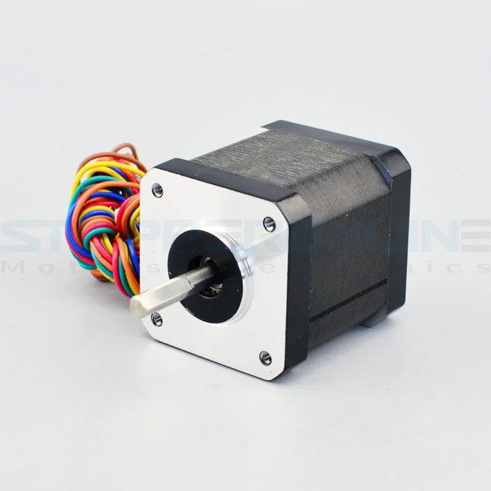 

Nema 17 Stepper motor 12V Unipolar 0.4A 32Ncm(45.3oz.in) Nema 17 0.9 42x42x48mm D-cut Shaft for 3D Printer Curving Robot