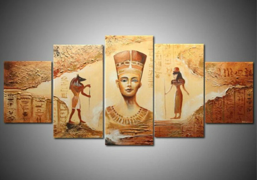 [unframed] Ancient Egyptian Abstract Art Canvas Painting