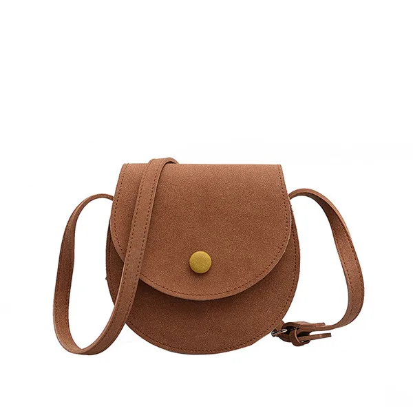 Женские кожаные сумки с эффектом потертости, сумка на плечо, сумка через плечо - Цвет: Brown