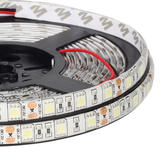Aliexpress Buy 5M LED Strip Light 5050 60LEDs m DC 12V LED Strip 