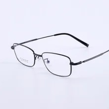 Маленькие Мужские титановые очки для лица ультралегкие высококачественные деловые очки для близорукости стильная оправа для очков ретро очки по рецепту