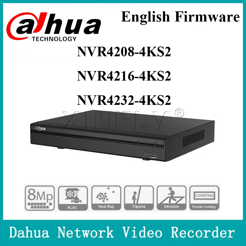 

Dahua NVR4208-4KS2 NVR4216-4KS2 NVR4232-4KS2 1U 4K&H.265 Lite Network Video Recorder Replace NVR4108HS-4KS2 NVR4116HS-4KS2
