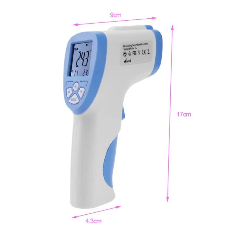 Мути функция Детские/взрослых Цифровой termomete инфракрасный Лоб Средства ухода за кожей термометр бесконтактный Температура прибор для