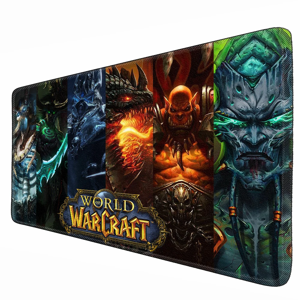 YIMAOC 40*90 см большой коврик для мыши геймерский коврик для мыши резиновый игровой Настольный коврик с запирающим краем World of Warcraft - Цвет: MP3 40x90cm