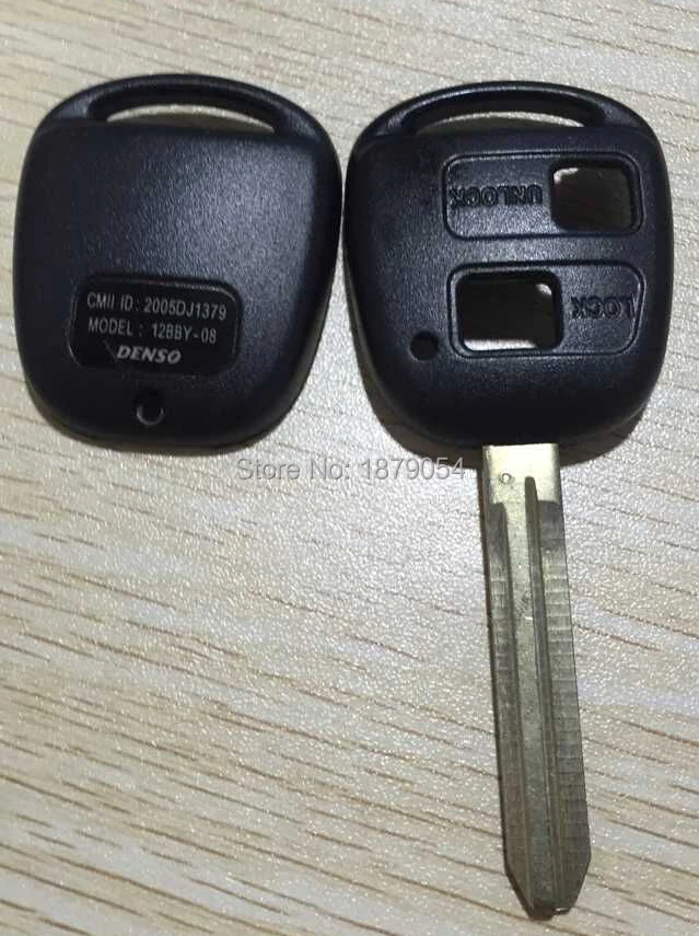 No Logo 2 Buttons Toyota Remote key shell 2 button TOY43  (3).jpg