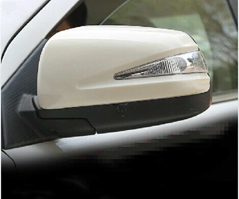 Hengfei зеркало заднего вида корпус с светодиодный поворотник зеркало крышка для Mitsubishi Lancer EX