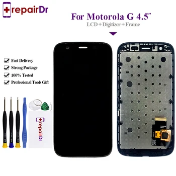 

100% Tested For Motorola Moto G Lcd xt1032 xt1033 display screen with touch digitizer with frame assembly For Moto G Lcd Screen
