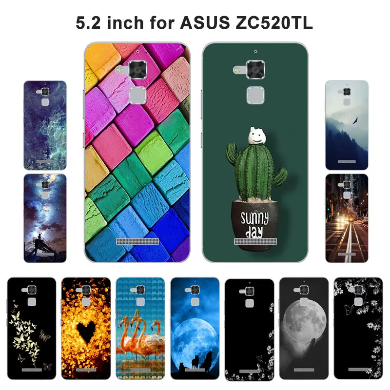 Высококачественный чехол для ASUS Zenfone 3 Max ZC520TL 5 2 &quotгримаса шаблон Мягкий
