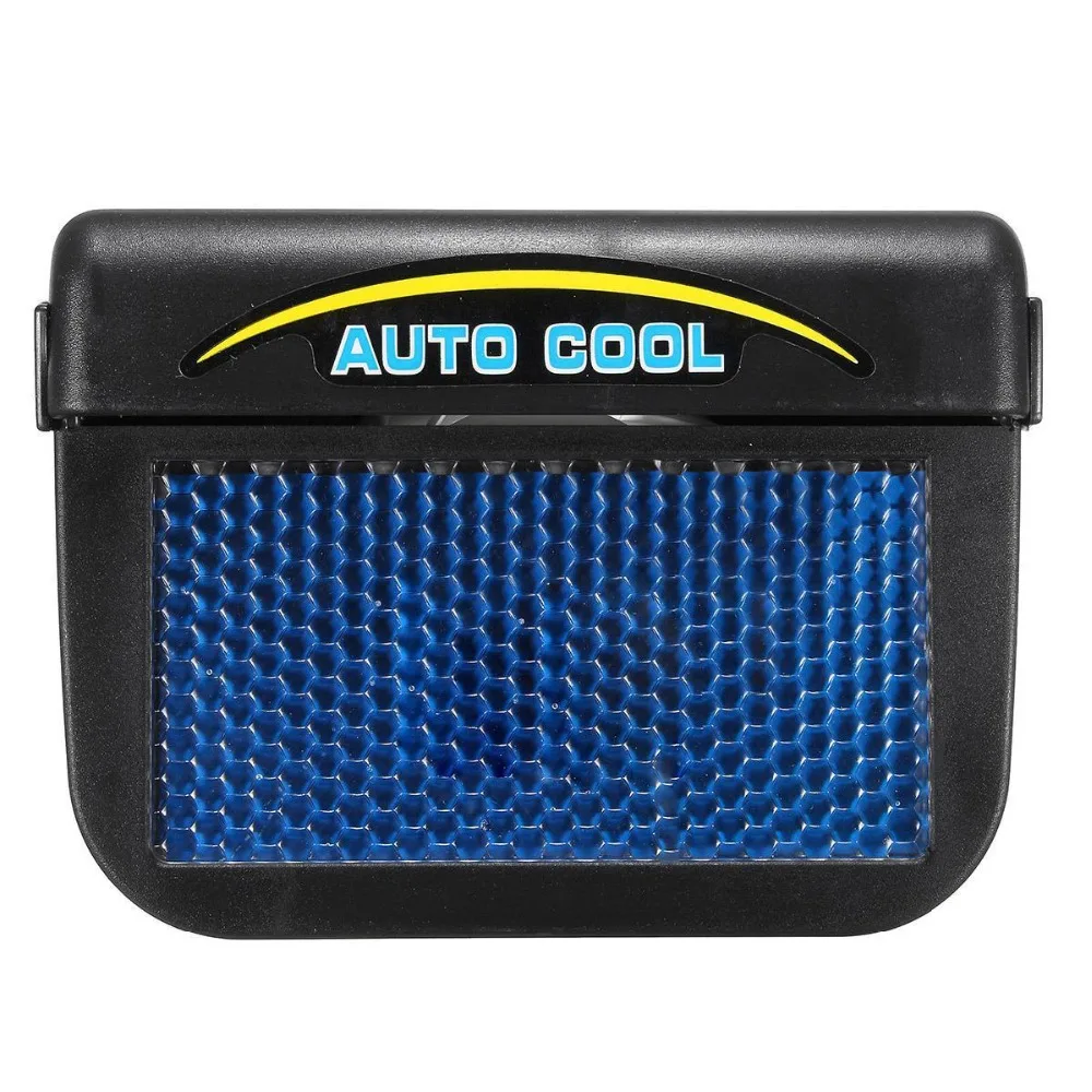 

Car Fan Solar Powered Car Window Windshield Auto Air Vent Cooling Fan Cooler Radiator Fit for most car windows