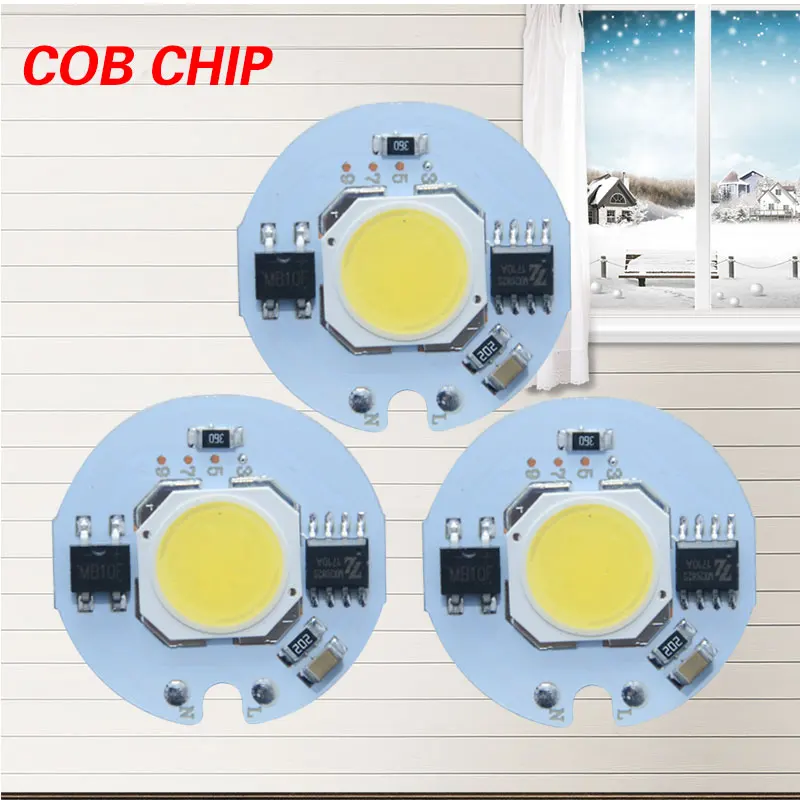 Светодиодный чип COB 3 Вт 5 7 9 110 В 220 В|smart ic|smart ic ledled chip |