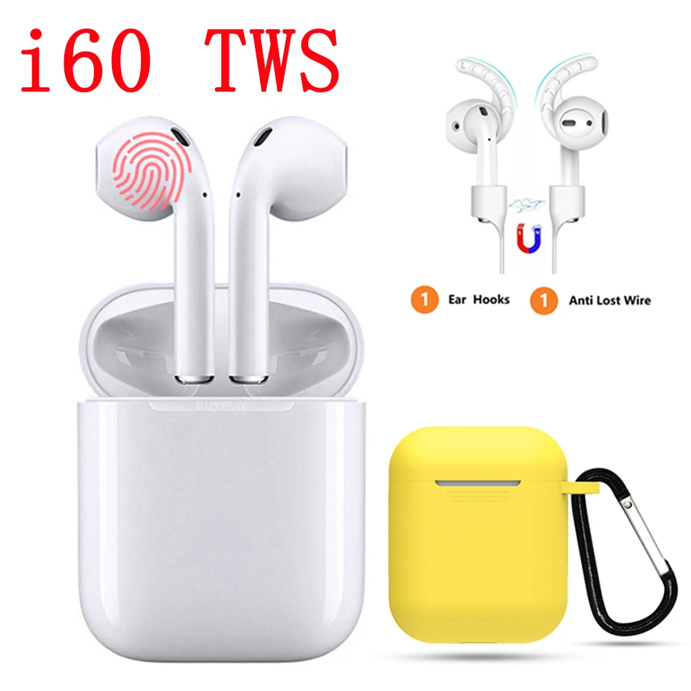 

Wireless Charging i60 TWS Pop up 1:1 Replica Separate QI Wireless Earbuds tap bluetooth headsets pk w1 chip i10 i12 i20 i30 tws