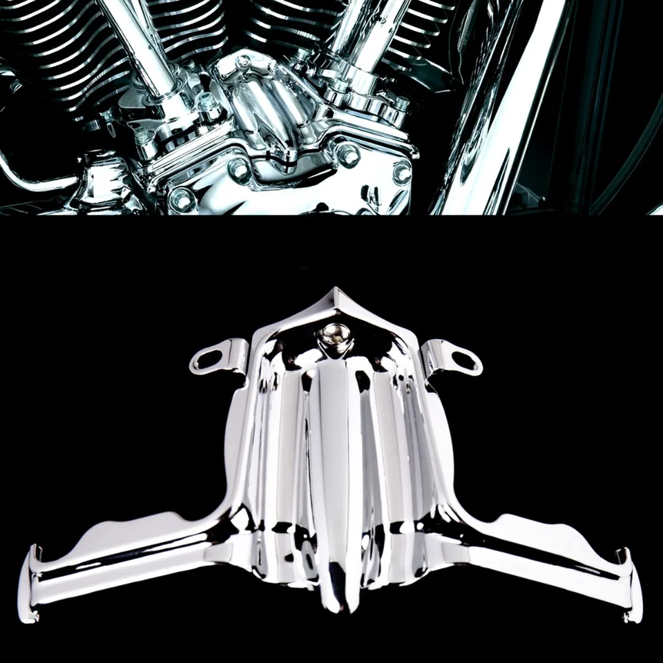 Chrome Tappet Lifter Block Accent Cover Fit For Twin Cam 00-17 Dyna FXDF FLHTC