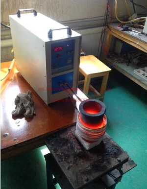 

High Frequency Electric Crucible Melting Furnace Mini Induction Melting Furnace 2kg Capacity Gold Induction Melting Furnace