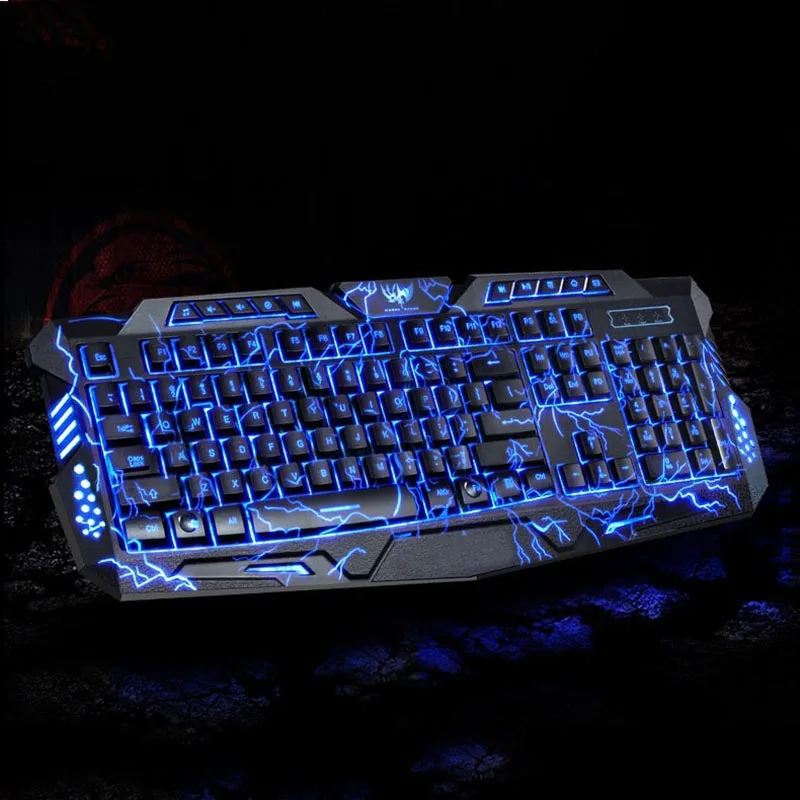 USB клавиатура со светодиодной подсветкой 3 цвета водостойкая|Клавиатуры| |
