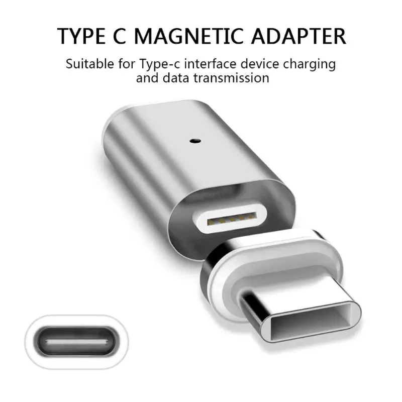 Магнитный переходник типа C для Micro USB+ type C для быстрой зарядки для samsung Huawei Xiaomi HTC Android