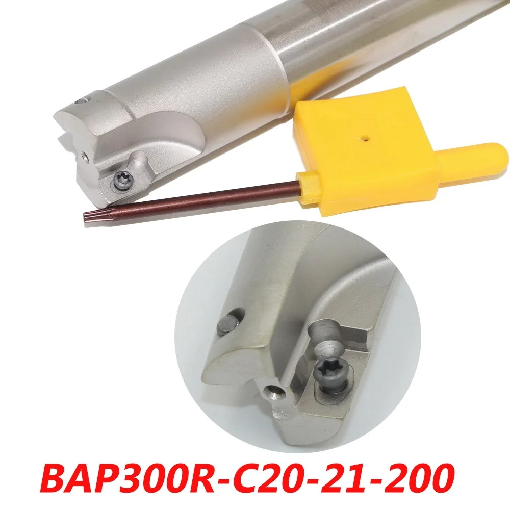 

Free Shipping BAP300R-C20-21-200 Indexable Face Milling Cutter Tools For APMT1135 Carbide Inserts Suitable For NC/CNC Machine