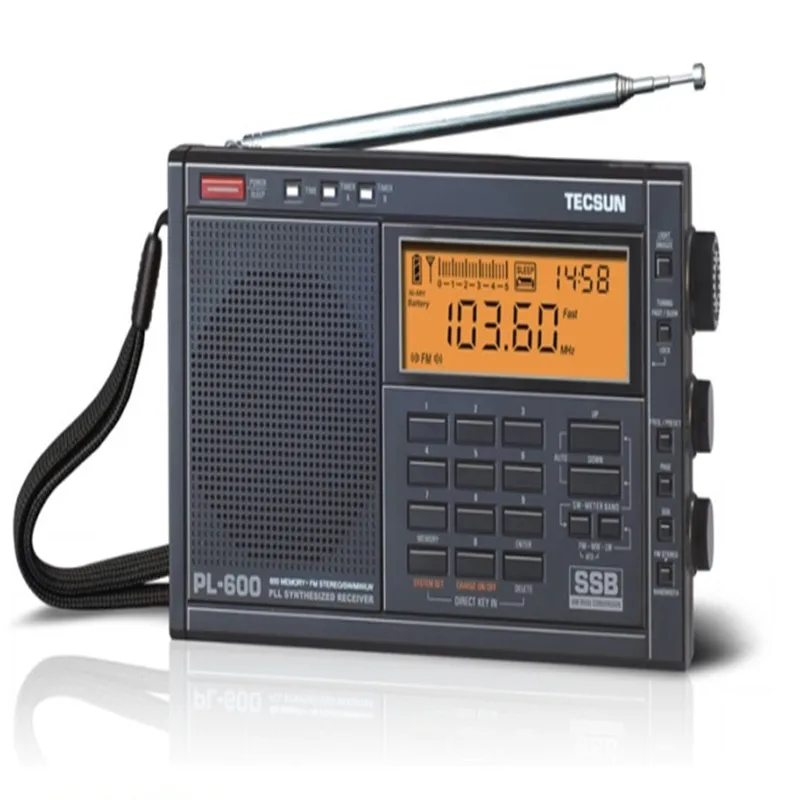 TECSUN PL 600 Full band Stereo Digital Tuner AM/FM/LW/SW SSB Shortwave