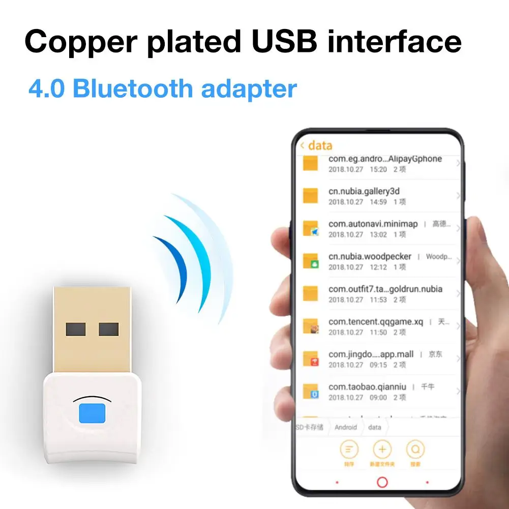Высокое качество USB Bluetooth адаптер 4 0 Настольный беспроводной Wifi