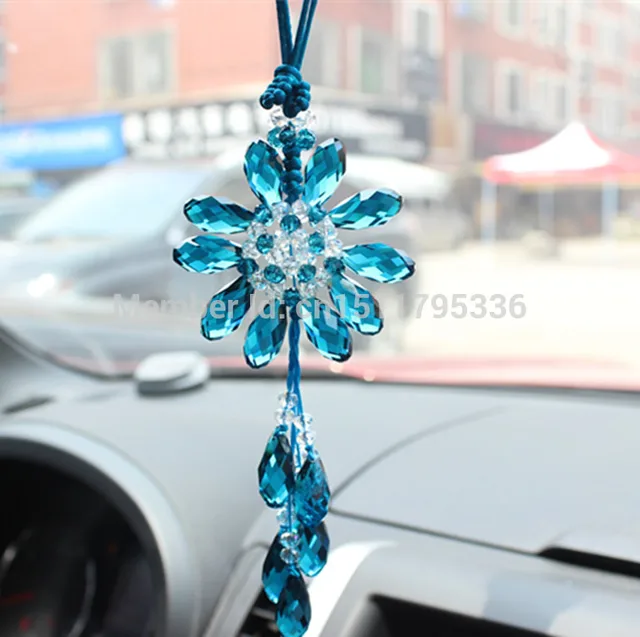 Colgante De Sol Bohemio Para Coche - Dije Retrovisor Con Cuentas De Piedras Preciosas, Ideal Para Bolso O Llavero