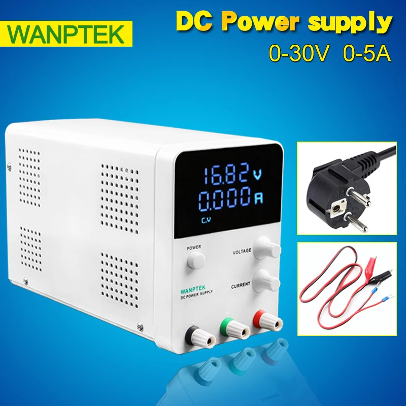 

Professional switching DC power supply Adjustable laboratory Power Supply 220V Digital voltage regulator 0.01V 0.001A 30V 5A