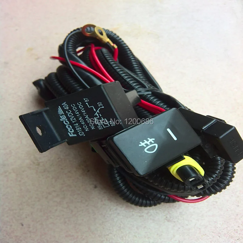 Auto light wire harness with switch for Toyota Corolla 2005-in Wiring