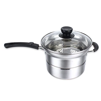 

1pcs Large Stainless Steel Chip Pan with Fryer Basket and Lid Multifunctional Soup Pot Small Frying Pot Steaming Pot